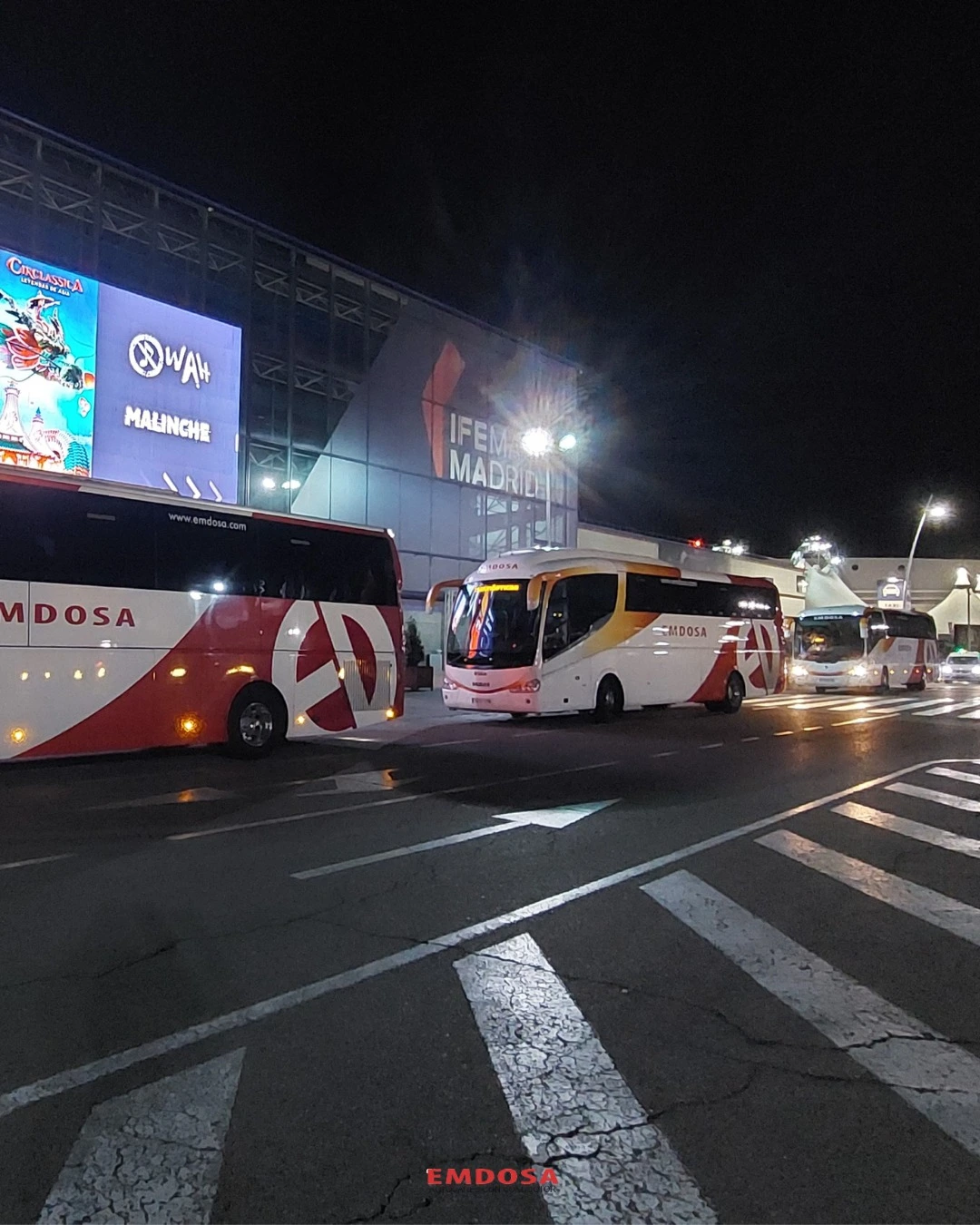 alquiler autobuses madrid emdosa en las calles